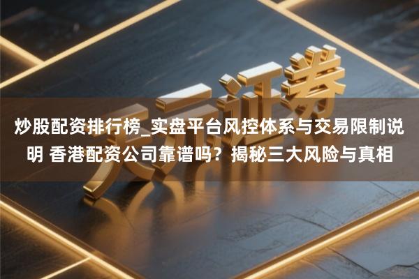 炒股配资排行榜_实盘平台风控体系与交易限制说明 香港配资公司靠谱吗？揭秘三大风险与真相